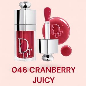 'Dior Addict Lip Glow Oil Reacts With PH Lip, Shine -046 Cranberry - Juicy  NWOT